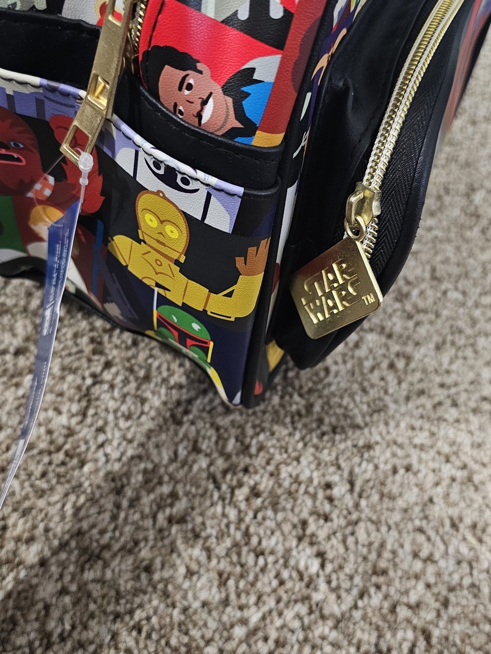Star Wars Kids Multicolor Character Mini Backpack - Picture 5 of 5